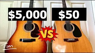 Does a $50 Takamine F360 Sound Better Than A $5,000 Collings D2H?!