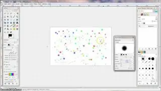 GIMP Tutorial - Painting Crazy Random Dots