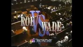 NBC promo  Roe vs. Wade 1989
