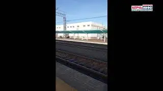 Керчь  Станция Багерово  Здесь будут встречать первые поезда приходящие в Крым