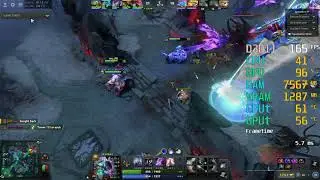 GeForce GTX 1650 SUPER -- Intel Core i5-11600K -- Dota 2 FPS Test i5-11600KF