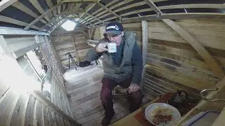 70 Year Old Man Builds Tiny Cabin for his Granddaughter using Reclaimed Pallet Wood