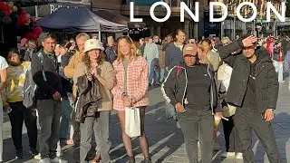 England, London City Street Tour 2024 | 4K HDR Virtual Walking Tour | Top 10 Things to do in London