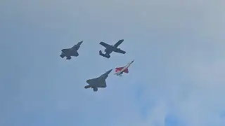 All USAF Demo Teams in Formation | EAA AirVenture 2024