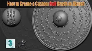 Brush: How to create a custom roll brush in zbrush || N°_12