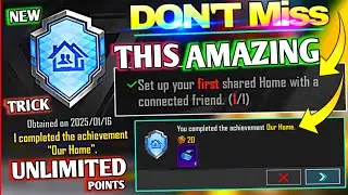 Don't Miss, Trick To Complete Our Home Achievement in BGMI | Complete Your All Home Mode Achievement
