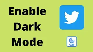 How to enable dark mode on twitter app?