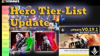 Updated Hero Tier List: Predecessor