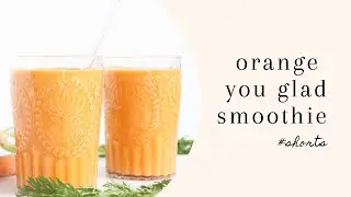 Orange You Glad Smoothie 🍊🍌 Immune Support + Anti-Inflammatory Smoothie 