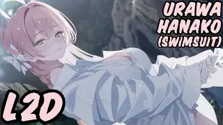 [Blue Archive] Urawa Hanako (Swimsuit) L2D [ENG SUB]