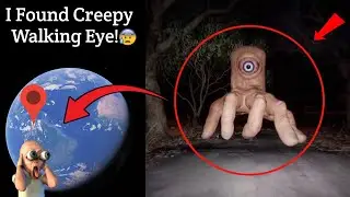 😰 I Found Creepy Walking Eye On Google Earth and Google Maps! 