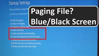 What is Paging File and how to fix when Windows doesn't start