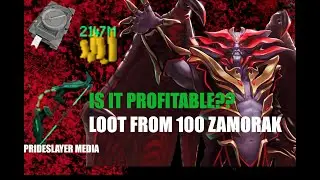 Loot From 100 Zamorak, Lord of Chaos. Is It Profitable??