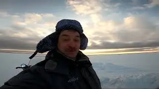 (46) Рыбалка зимой на Енисее. Перемёт на налима, проверка и улов.