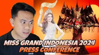 ATEBANG REACTION | MISS GRAND INDONESIA 2024 PRESS CONFERENCE #missgrandinternational