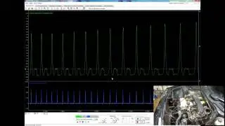 Mersedes. M111. Diamag 2. Диагностика мотортестером после сборки.