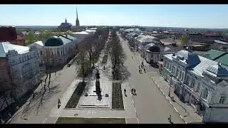 Мичуринск. Центр города  - Тамбовская область DJI 0025