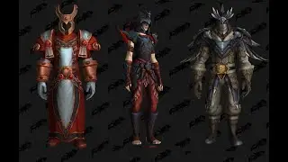 WoW Dragonflight Alpha: DUNGEON SET GEAR MODELS