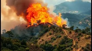 incendio forestal en Bojacá