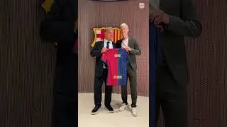 💙❤️ President Joan Laporta & Dani Olmo 
