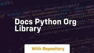 docs python org library
