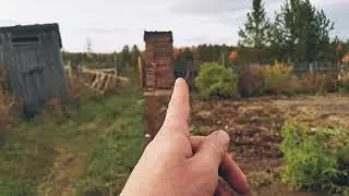 Перевозка горбыля! Что можно сделать из горбыля. Туалет из горбыля! Телега для перевозки дров!