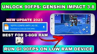 Run Genshin Impact on 90FPS with Low RAM Devices || How To Better Fps In Genshin Impact