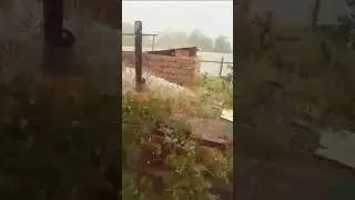 Крупный град выпал в Новоорском районе