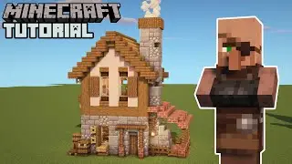 Minecraft - Weaponsmith's House Tutorial (Villager Houses)