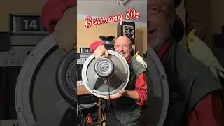 80s Vintage RFT L 3702 BASS SPEAKER East Germany DDR Stern Radio Berlin Sound Test