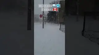 winters in Canada 🇨🇦||🥶🌨️❄️ #canada #canadalife #2023 #canadian #canadá #canadavlog