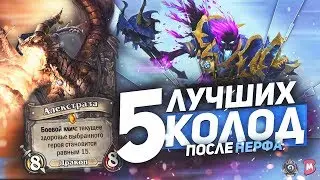 5 лучших колод после нерфа! Hearthstone 