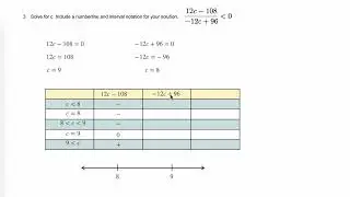 Question 3 From the Inequalities and Number Systems Quiz