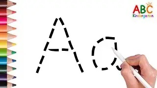 ABC for Kids | Alphabet writing for kids | How to write uppercase and lowercase letters A-Z