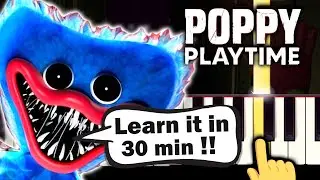 Poppy Playtime OST - Poppy's Lullaby - EASY Piano tutorial