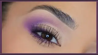 Sombra Morado FACIL Para Principiantes | Sin Pestañas Postizas