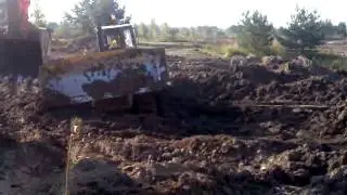Спасение бульдозера часть 1