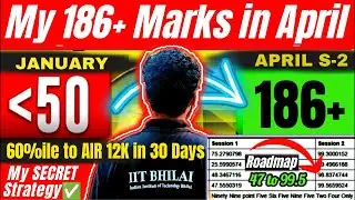 JEE Mains 2025 Result out ✅- Live 🚨 April improvement Strategy JEE Mains 2025 | 99%ile in JEE Mains