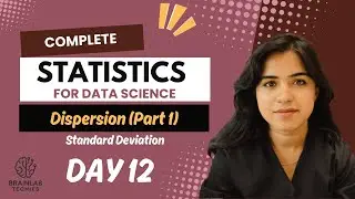 📏 Standard Deviation Explained Simply | Day 12 | Dispersion Part 2 | Statistics for Data Science