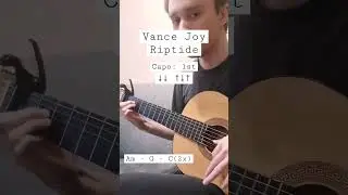 Vance Joy - Riptide, tab on guitar ♥️