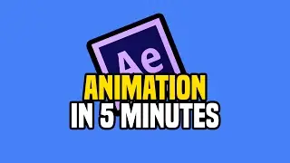 ANIMATE Using AFTER EFFECTS in [5 MINUTES]