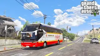BUS HARAPAN JAYA HINO RK LAKSANA LEGACY SR-2 XHD Prime - GTA V MOD BUS INDONESIA