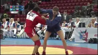 SAMBO WC 2016 68kg  HASANOV EMIL AZE   KLETSKOV NIKITA RUS