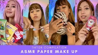 [ASMR 🎉] Tiktok Paper Make Up Compilation 4
