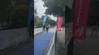 Плохо проплыл, пробежал хорошо! Спринт триатлон да 1 час 4 минуты! #триатлон #cycling #sports