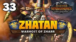 THE GREAT DAWI WAR! Total War: Warhammer 3 - Zhatan the Black - Chaos Dwarf Campaign #33