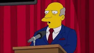 Superintendent Chalmers Calls Out Principals' Names | The Simpsons
