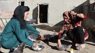 Daily Routine Village life in Afghanistan | Village Girls Cooking Organic Food