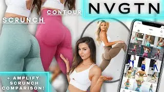 NVGTN VS ALPHALETE | NVGTN LEGGINGS TRY ON HAUL REVIEW + ALPHALETE AMPLIFY SCRUNCH COMPARISON!