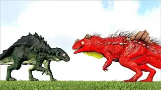 HYBRID ULTRAXENOVENATOR BOSS VS HYPO SHANT IGUANONT (ARK SURVIVAL EVOLVED BATTLE)